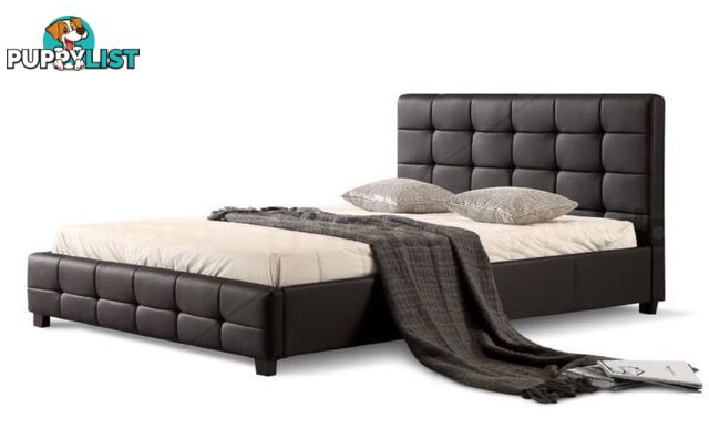 Warehouse direct Quality PU Leather Bed Black or White (EH002)