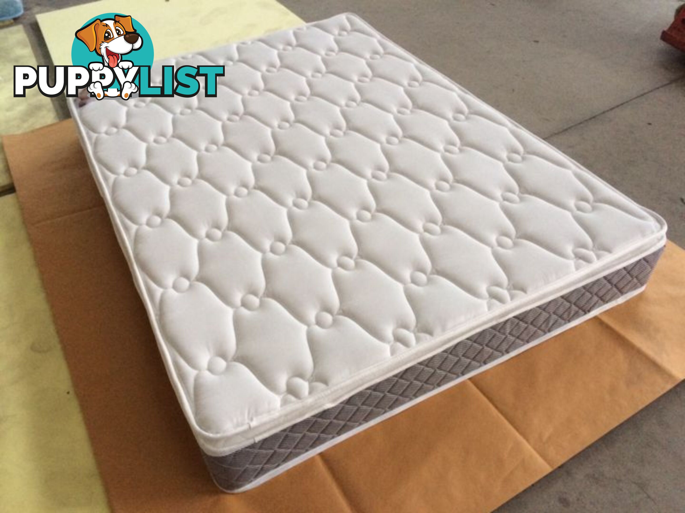 Brand New Solid PineWood Bed with Pillow Top Mattress all size