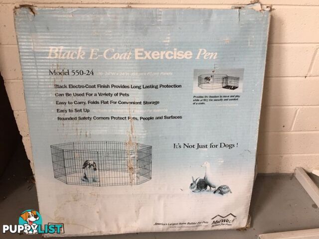 Pet cage/panels sell for $20