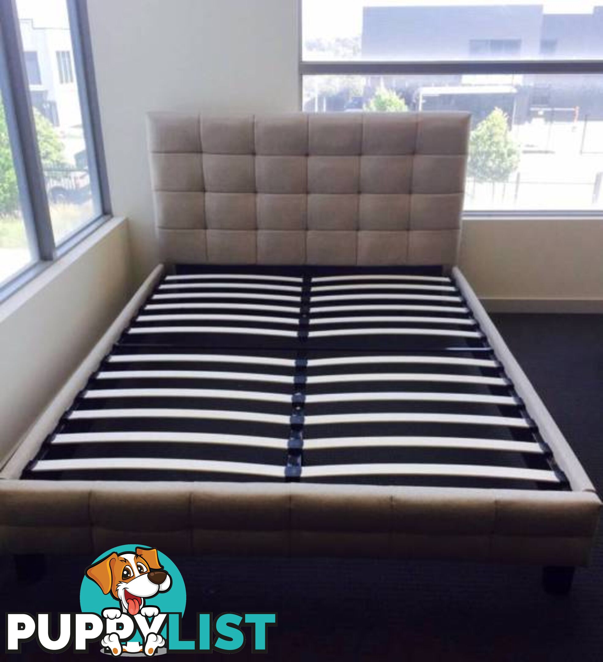 Doulbe/Queen Size Brand New Quality Fabric Bed Frame