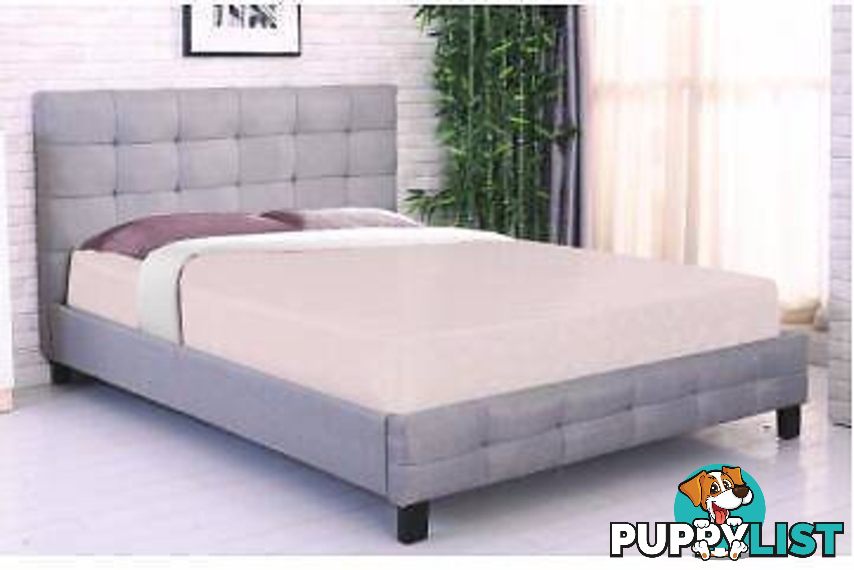 Doulbe/Queen Size Brand New Quality Fabric Bed Frame