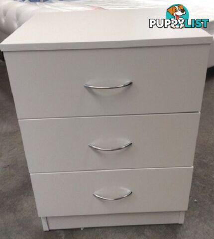 Brand New 3 Drawers Bedside Table/Cabinet/Chest Drawers