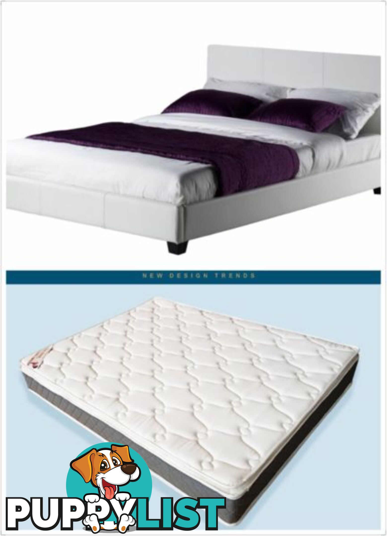 Brand New Queen Bed + Pillow Top Mattress $350 (Doube $320)