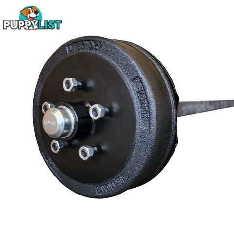 ELECTRIC DRUM BRAKED AXLE 1400KG RATED 45MM SQUARE EA45S96C