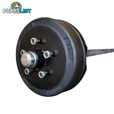 ELECTRIC DRUM BRAKED AXLE 1500KG RATED 50MM SQUARE EA50SSLC