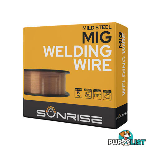 SUNRISE MIG WELDING WIRE 0.9MM 15KG SPOOL 270MM WW15