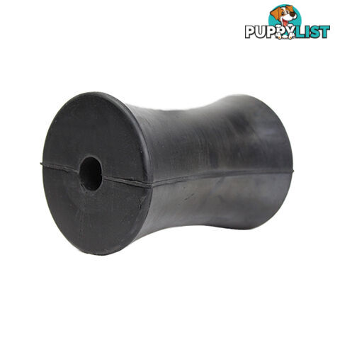 RUBBER ROLLER BOW JET SKI 4&#8243; 14MM DIA 70/55MM BLACK BRR203