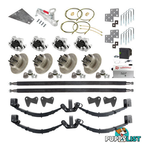 DIY TANDEM AXLE HYDRAULIC DISC BRAKE KIT DIYTAHD