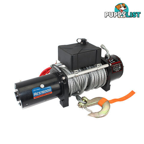 ELECTRIC WINCH 15000LBS 12V 315:1 GEAR RATIO 22M CABLE EW15000