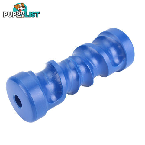 NYLON ROLLER SELF CENTERING ROLLER 8&#8243; 21MM BORE BLUE BRN117