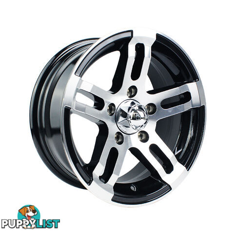 14 X 6&#8243; FORD ALLOY RIM MACHINED FACE ION20 WRF14A