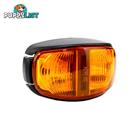 LED SIDE MARKER 60 X 35MM M/VOLT AMBER SMA6035