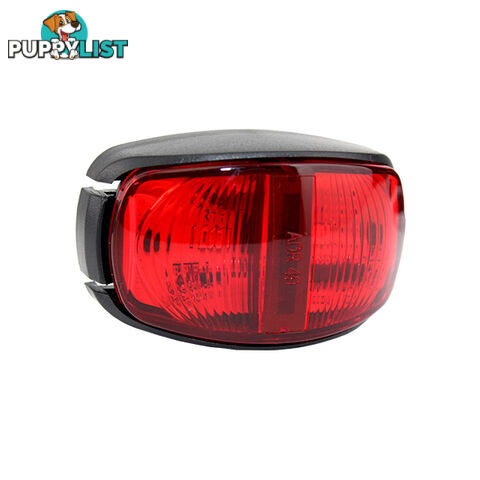 LED SIDE MARKER 60 X 35MM M/VOLT RED SMR6035