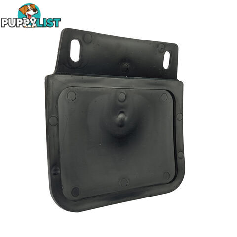 PLAIN PVC BLACK MUD FLAP LARGE &#8211; 220MM X 180MM MFBL