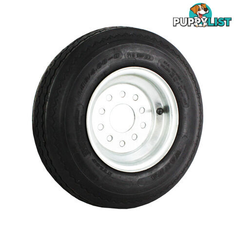 TRAILER WHEEL 8 X 3.75&#8243; FORD/HT 4.8/4.00 TYRE GALVANISED WRTF8G