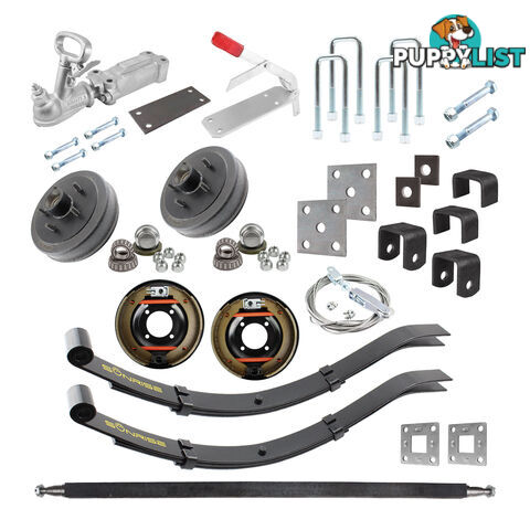 DIY SINGLE AXLE MECHANICAL DRUM BRAKE KIT DIYSAM