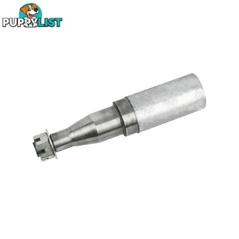 STUB AXLE 39MM ROUND GALVANISED SARG