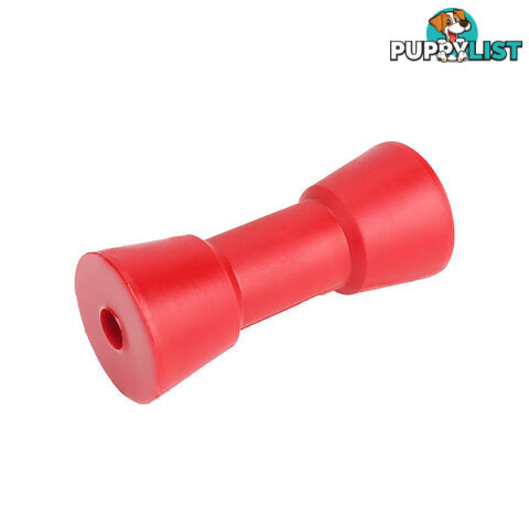 POLY SOFT ROLLER 8&#8243; SYDNEY ROLLER 17MM BORE RED BRPS327