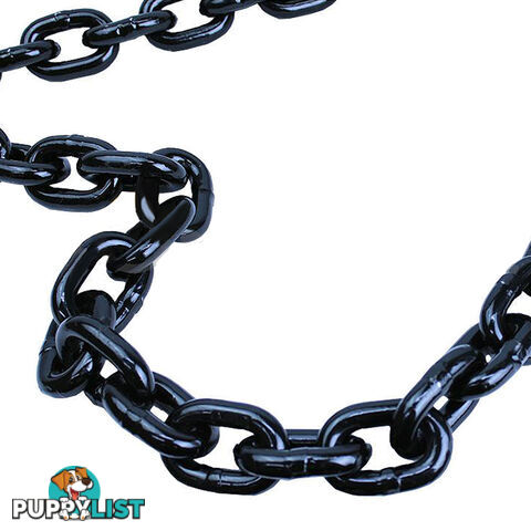 SAFETY G80 LINK CHAIN 10MM BLACK 3.2 TONNE PER METRE LC10NG80