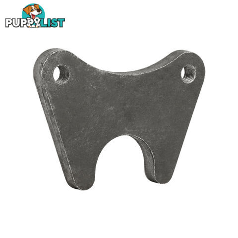 CALIPER MOUNT PLATE KIDNEY SHAPE 7/16&#8243; NATURAL 39MM ROUND AXLE MBMPNR