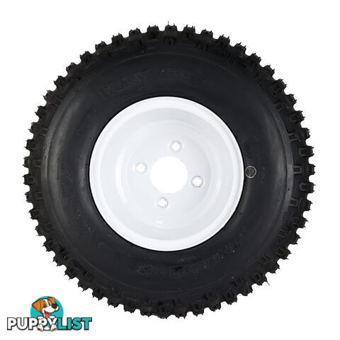 ATV WHEEL 8 X 7&#8243; (4 X 100MM) FITTED WITH 18 X 9.50-8 TYRE ATVW8S