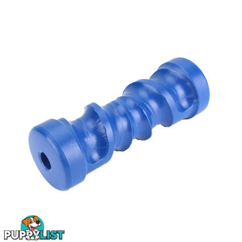 NYLON ROLLER SELF CENTERING ROLLER 6&#8243; 17MM BORE BLUE BRN115