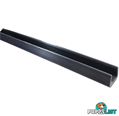 BUMPER COVER C SECTION BLACK 45 X 45 X 1500MM BCCS45