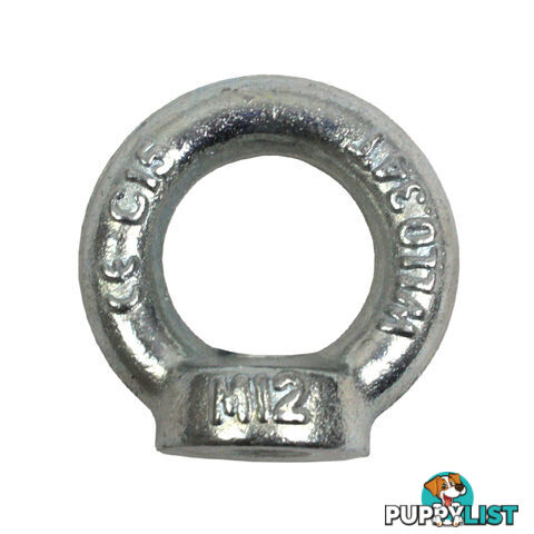 LIFTING EYE NUT ZINC LENZ