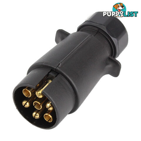 7 PIN MALE ROUND PLUG P7PR