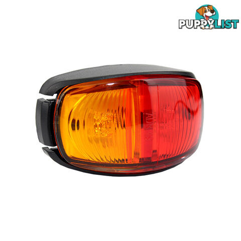 LED SIDE MARKER 60 X 35MM M/VOLT RED/AMBER SMRA6035