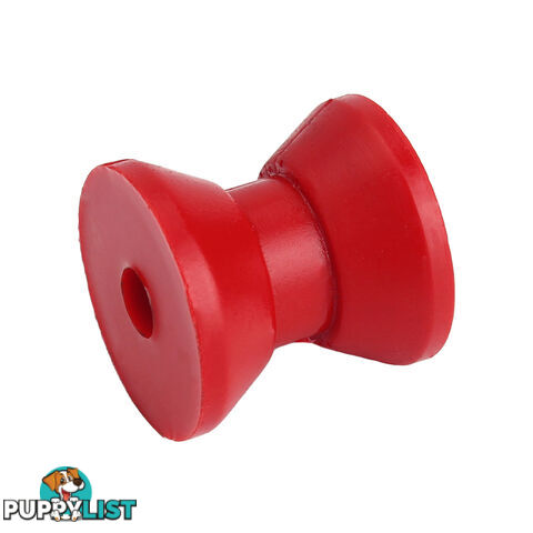 POLY SOFT ROLLER BOW ROLLER 2&#8243; 12MM BORE RED BRPS306