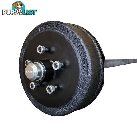 ELECTRIC DRUM BRAKED AXLE 1000KG RATED 40MM SQUARE EA40S96C