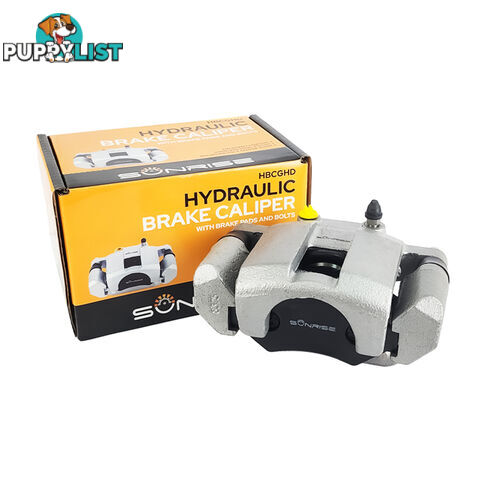 HYDRAULIC BOAT TRAILER BRAKE CALIPER WITH STAINLESS STEEL PISTON, BOLTS AND BLEEDER SCREW PREMIUM GALVANISED HBCGHD