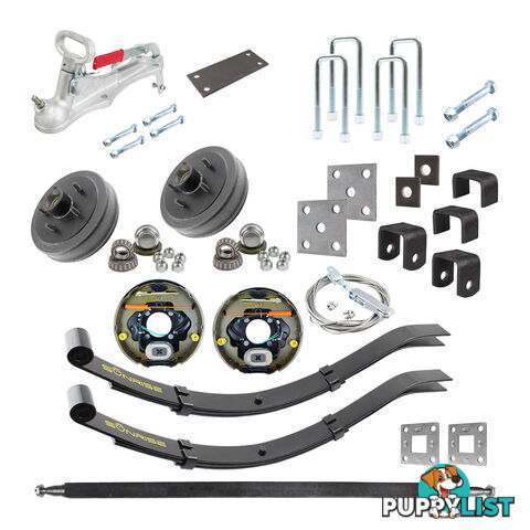 DIY SINGLE AXLE ELECTRIC DRUM BRAKE KIT DIYSAE