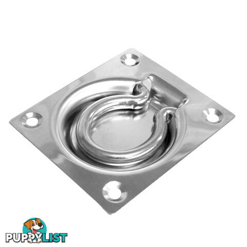 LASHING RING TIE DOWN POINT STAINLESS STEEL 89 X 76MM LRSS8976