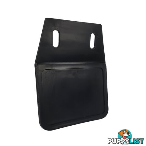 PLAIN PVC BLACK MUD FLAP SMALL &#8211; 160MM X 120MM MFBS