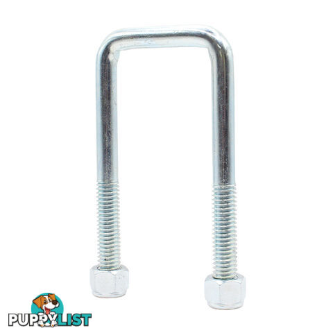 U-BOLTS WITH NYLOC NUT 1/2&#8243; ZINC UBZ