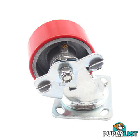 CASTERS 4&#8243; H/DUTY SWIVEL BRAKED C4SHDB