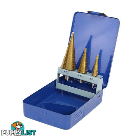 STEPPED DRILLS PIECE SET 4-12MM, 4-20MM &#038; 4-32MM SDS