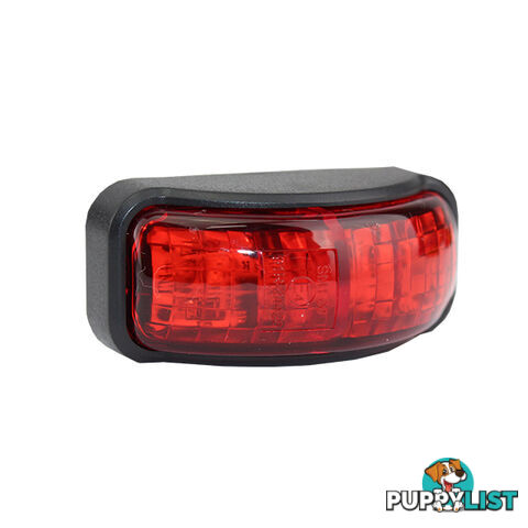 LED SIDE MARKER 54 X 24MM M/VOLT RED SMR5424