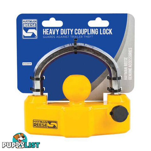 HAYMAN REECE HEAVY DUTY TRAILER COUPLING LOCK 63228HR 63228HR