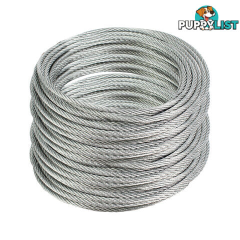 BRAKE CABLE WIRE ROPE 4MM ZINC 500M CWR4G500R