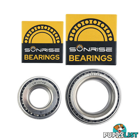 S/LINE FORD TRAILER BEARING SET CUP &#038; CONE NO: 12910/49 &#038; 68110/49 BSSL