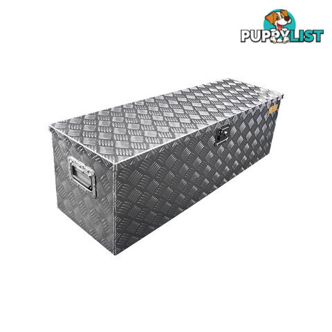 ALUMINIUM TOOL BOX STANDARD RECTANGULAR 1230 X 380 X 350MM ATB1230