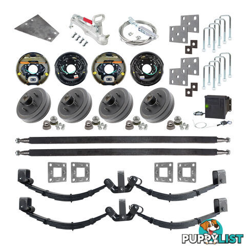 DIY TANDEM AXLE ELECTRIC DRUM BRAKE KIT DIYTAE