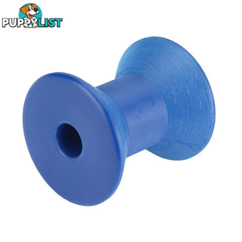 NYLON ROLLER BOW ROLLER 3&#8243; 17MM BORE BLUE BRN103