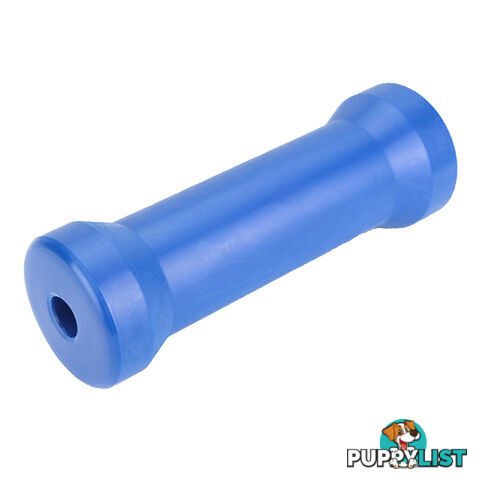 NYLON ROLLER KEEL ROLLER 8&#8243; 21MM BORE BLUE BRN108