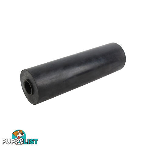 RUBBER ROLLER BILGE ROLLER 8&#8243; 21MM BORE BLACK BRR212