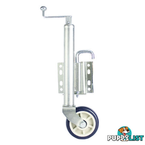 EASYLIFT JOCKEY WHEEL 6&#8243; SWING UP FLIP HANDLE AUSTRALIAN MADE JW6SSHFHEL-60