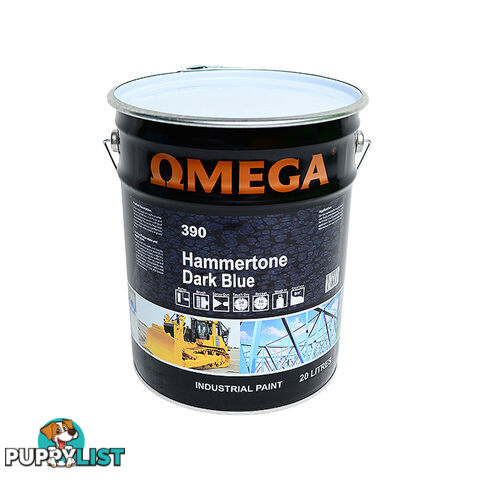 OMEGA PREMIUM HAMMERTONE PAINT DARK BLUE 20L PHBU20